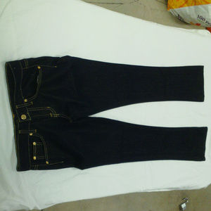 Ralph Lauren 380 Skinny Lurex Jean 26 USA NWT